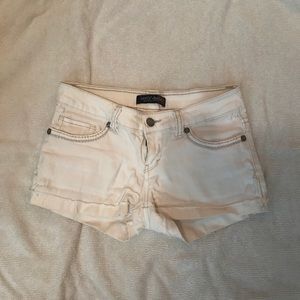 Levi’s White Jean Shorts